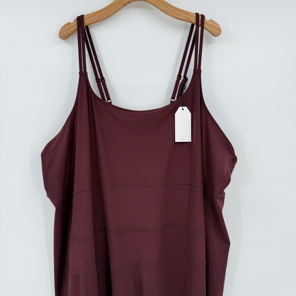 Universal Standard GAME Next-to-Naked Bodysuit in Black Cherry Size 4XL, 38-40 - Picture 6 of 13
